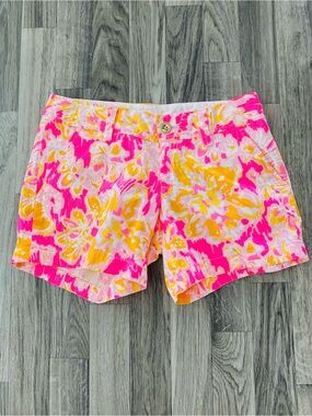 Lilly Pulitzer Callahan short 00 printed pink floral